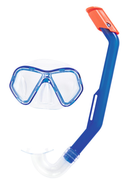 KUBIsport 05-P24023K-MO Potápěčská sada dětská DOMINATOR KIDS (brýle + šnorchl) - modrá